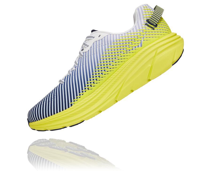 Hoka One One Hardloopschoenen Heren - Rincon 2 - Wit/Blauw - IA0624179